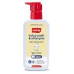 LuvLap Baby Wash & Shampoo - 400ml with Chamomile, Milk Protein, Oatmeal & Shea Butter, Paraben Free, Tear Free, Soap Free, Rich Moisturised Skin & Soft Hair, Baby Body Wash, Dermatologically Tested (AA1104/37)
