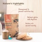 Two Brothers Organic Farms - Khapli Wheat Flour (5kg) | Low-Gluten Wheat Flour | High Dietary Fiber for Easy Digestion | Stoneground Emmer | Khapli Atta | India's Only Certified Glyphosate Free Atta    (AA1104/22) - Image 4