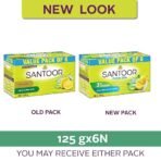 Santoor Fresh Skin Aloe Vera & Lime Bathing Soap with Nourishing & Anti-Aging Properties| For Smooth & Soft and Younger-Looking Skin| For All Skin Types| 125g, Pack of 6 - Image 3