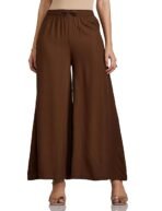 Amazon Brand - Myx Women's Flared Fit Palazzo in Rayon (Available in Plus Sizes)