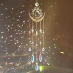 Crystal Suncatcher, Suncatchers for Windows Hanging Indoor Outdoor Prism Rainbow Maker Home Garden Decor for Thanks Giving Valentines's and Mother's Day(AA1103/78)