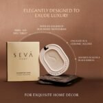 SEVA HOME Closet Freshener – Mandarin | Wardrobe, Drawer & Cabinet Odor Eliminator | Long-Lasting Soy Wax Tablet | Non-Toxic & Spill-Free[AA1100/81]