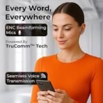 TRIGGR Ultrabuds N3 with Crisp Calling, 50H Playtime, 13mm Drivers, BassXpand Bluetooth (Canary Smoke, in The Ear) (AA1104/132) - Image 3