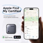 UGREEN FineTrack Smart Finder, Bluetooth Tracker Tag, 2-Year Replaceable Battery, Compatible with Apple Find My (iOS only), 80dB Alarm Volume, Item Finder and Locator for Keys, Wallet, Luggage, Car [AA1102/214] - Image 4