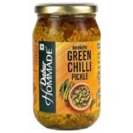 Dabur Hommade Green Chilli Pickle , 400 Gm (AA1104/262) - Image 5
