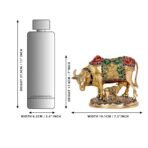Amazon Brand - Umi Kamadhenu Cow God Idol Religious Sculpture Figurine in Brass (Height 7 Inch)(AA1103/108) - Image 5