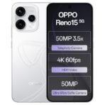 Oppo Reno15 5G (Glacier White, 12GB RAM, 256GB Storage) with No Cost EMI/Additional Exchange OffersOppo Reno15 5G (Glacier White, 12GB RAM, 256GB Storage) with No Cost EMI/Additional Exchange Offers[AA1098/46]