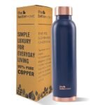 The Better Home Copper Water Bottle | Copper Water Bottle 950ml | With Anti Oxidant Properities | Provides Health Benefits | Pure Tamba | Blue (AA1104/160)
