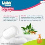 Little's Organix Baby Soap | 75g x Pack of 5 | Gentle Moisturizing Bar | Hypoallergenic & Dermatologically Tested for Baby's Sensitive Skin | No Nasties | Protects from 99.9% Germs | Kids Soap (AA1104/40) - Image 5