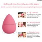 SUAKE 7in1 Professional Beauty Blender Set for Face Makeup | Makeup Sponges Set is suitable with Liquid & Creams | Sponge makeup is for all Skin Types & it is Soft Latex-Free Reusable & washable (Multicolor 4 Big + 3 Mini=7 Pcs)[AA1098/42] - Image 2