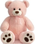 HUG 'n' FEEL SOFT TOYS Teddy Bear, Soft Toys, Teddy Bear 3 feet for Girls, Birthday Gift for Girls, Birthday Gift, Boyfriend, Husband, Wedding, for Couple Special, Plush & Stuffed Toys (3 feet, Pink) [AA1102/284]
