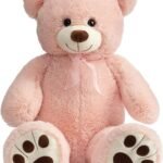 HUG 'n' FEEL SOFT TOYS Teddy Bear, Soft Toys, Teddy Bear 3 feet for Girls, Birthday Gift for Girls, Birthday Gift, Boyfriend, Husband, Wedding, for Couple Special, Plush & Stuffed Toys (3 feet, Pink) [AA1102/284]