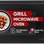 LG 20 L Grill Microwave Oven (MH2044DB, Black, Quartz Heater, I-Wave Technology, Indian Cuisine, Auto Cook Menu, Steam Clean, Anti-Bacterial Cavity & Health plus Menu)(AA1103/21)