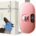 KOT Heating Pads for Cramps, Period Cramp Massager Portable Cordless Heating Pad with 6 Heat Levels and 6 Massage Modes, Heating Pad for Back Pain Relief Menstrual Heating Pads, Pink (PINK-DOLL)