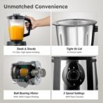 Prestige Endura 1000 Watt Mixer Grinder with 6 Jars | Heavy-Duty Ball Bearing Motor | 3 Stainless Steel Jars + 1 Juicer + 1 Mix-O-Keep + 1 Multi-Utility | SS Baldes | Black | 5Y Motor Warranty - Image 7