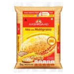 Aashirvaad Atta with Multigrains, 5kg pack, The High Fibre Atta [AA1102/171]