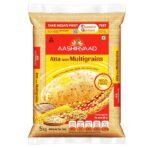 Aashirvaad Atta with Multigrains, 5kg pack, The High Fibre Atta (AA1104/15)