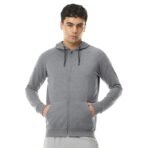 Boldfit Sweatshirt for Man Zipper Hoodies Jackets for Men Stylish Latest Hoodies Man Winter Wear Pullover Casual Sweat Shirt Travel Office Outdoor Cotton Blend with Pockets Full Zipper - Black - Image 5