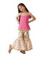 Symbol Kids Girls Pure Cotton Kurta Sharara Set (2 pcs) | Ethnic Wear[AA1097/25]