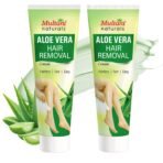 Multani Naturals Rose Hair Removal Cream 60 ml (Pack of 2) | Removes Hair in Minutes | Gentle formula Enriched with Rose and Vitamin E | Painless, Easy, and Effective Hair Removal for Men and Women(AA1103/11)