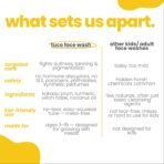 Tuco® Kids Face Wash | Brightens Dull Skin | Turmeric & Kakadu Plum | pH Balanced Tear-Free | Ages 2-5, 4-10, 10-15, 5-10 Years | Paraben & Sulphate Free | 100 g (Pack of 1)(AA1103/151) - Image 2