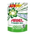 Ariel Power Gel Liquid Detergent for Front Load – 6kg | Removes 100 Dried Stains in 1 Wash | Faster Dissolving | Long-Lasting Fragrance | Color Protection | At the price of Powders