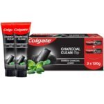 Colgate Charcoal Clean Deep Clean Oral Care Toothpaste, Bamboo Charcoal and Mint (Black Gel) 240g Saver Pack [AA1102/160]