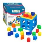Little's Shape Sorter Cube | Shape Sorter Toys for Kids | 24 Multi-Color Shapes | Toddler Activity Toys for 1 Year Old+ | Baby Toys | Helps Develop Motor & Reasoning Skills | Kids Toys