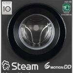 LG 7 Kg, 5 Star, Direct Drive Technology, Steam Wash, 6 Motion DD, Fully-Automatic Front Load Washing Machine (FHB1207Z2M, Allergy Care, In-Built Heater, Touch Panel, Middle Black)