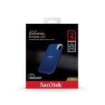 SanDisk Extreme Portable SSD, 2TB, Royal Blue, Upto 1050MB/s R & 1000MB/s W, IP65, 3Meter Drop Resistance, HW Protection, 5 Y Warranty[AA1098/1] - Image 2