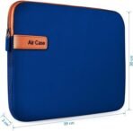 AirCase Protective Laptop Bag Sleeve fits Upto 15.6" Laptop/MacBook, Wrinkle Free, Padded, Waterproof Light Neoprene case Cover Pouch, for Men & Women, Blue- 6 Months Warranty (AA1102/83) - Image 3