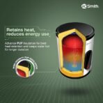 AO Smith Geyser VAS PLUS 15 Litre | 5 Star BEE Rating | Powerful 2KW Water Geyser for Bathroom | 2X Corrosion Resistant | Storage Water Heater | Warranty: 7Yr Tank, 3Yr Heating Element, 2Yr Overall - Image 5