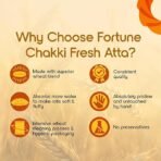 Fortune Chakki Fresh Atta, 10 kg, 100% Atta 0% Maida (AA1104/19) - Image 2