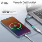 USB A 3.0 Female to USB C OTG Adapter Converter Cable | 15W Fast Charging, 5Gbps Data Speed, Nylon Braided, Aluminum Shell for Smartphones, Laptops, Tablets, MacBook & All Type C Devices [AA1102/239] - Image 3