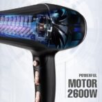 VEGA PROFESSIONAL Pro Dry 2600 Hair Dryer for Salon Professionals & Every Day Styling at Home| Combination of 4 Heat & 2 Speed Settings (VPPHD-11) (AA1104/69) - Image 4