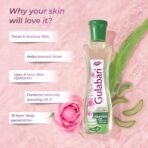 Dabur Gulabari Premium Rose Water with Aloe Vera - 1200 ml (400ml x 3) | Upto 8 HR Skin Hydration | Cleanses, Tones and Moisturises Skin | For All Skin Types(AA1103/137) - Image 3