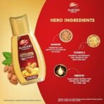 Dabur Almond Hair Oil - 500ml | Provides Damage Protection | Non Sticky Formula | For Soft & Shiny Hair | With Almonds, Keratin Protein, Soya Protein & 10X Vitamin E (Pack of 2) (AA1103/6) - Image 2