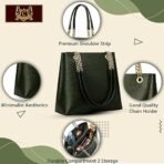 Women’s Large Capacity Tote Bag | Premium Croco Pattern Big Purse & Shoulder Handbag for Ladies | Fashionable, Durable & Spacious Bag for Office, Work, Shopping, Travel (AA1104/213) - Image 4