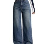Nifty Women's Denim Stretchable High Waist Baggy Jeans for Women[1098]