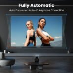 WZATCO Yuva Go Pro Fully Automatic Native 1080P Android 13.0 Smart Projector, Auto Focus, Auto 4D Keystone, 4X Brighter, 4K HDR Support, Rotatable Design, WiFi 6 & BT, Screen Mirroring, ARC (AA1102/67) - Image 3