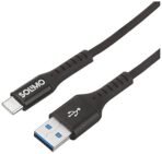 Amazon Brand - Solimo Fast Charging Braided Type C Data Cable, Suitable For All Supported Mobile Phones (1.5 Meter, Black) - Image 4