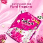 Softouch Yardley Windsor Rose 2000 ml Fabric Conditioner | Long lasting fragrance for clothes(AA1103/126) - Image 3