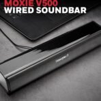 Honeywell Moxie V500 10W Portable USB Wired Soundbar, Speaker for PC,Desktop and Laptop with Volume Control and 3.5 mm AUX,2.0 Channel,52mmX2 Drivers,Plug &Play,2 Yrs Maufacuturer Warranty  (AA110/121) - Image 6