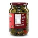 Neo Whole Gherkins 480g I Pack of 1 I 100% Plant Based I Low Fat Sweet and Crunchy Pickles, Ready to Eat I Enjoy with Nachos, Make a Healthy Salad at home (AA1104/265)