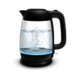 Wipro Elato BK214 1.8 litre Glass LED electric Kettle| Auto cut off | Triple Protection - Dry Boil, Steam & Over Heat |Stainless Steel Inner Body | 1200 watts