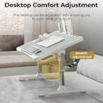 StarAndDaisy Kids Functional Laptop/Bed Table 3-12 Years Boys & Girls/Kids Study Table with Height Adjustable, Bookholder. (N7-Black Study Table)[AA1100/54] - Image 2