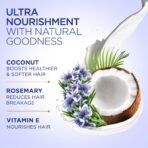 Parachute Advanced Coconut & Rosemary Hair Cream 210ml | Anti – HairFall | 10X Breakage Reduction | 2X Smoother, Softer | For Men & Women(AA1103/157) - Image 4