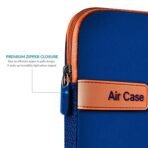 AirCase Protective Laptop Bag Sleeve fits Upto 15.6" Laptop/MacBook, Wrinkle Free, Padded, Waterproof Light Neoprene case Cover Pouch, for Men & Women, Blue- 6 Months Warranty (AA1102/83) - Image 4