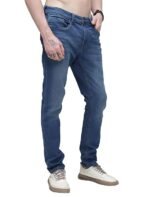 TURMS Men's Anti Stain Jeans 30 Days No Wash Anti Odor Casual Mid Rise Denim Pants | Traveler Comfort Stretchable Breathable Cotton Rich