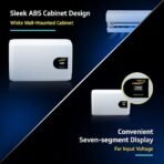 V-Guard iMagno 410 AC Stabilizer for 1.5 ton Inverter AC | Digital Display| Intelligent Time Delay System | Energy Efficient Design | 2 Year Warranty by V-Guard | White (Working Range 170-270 VAC) (AA1104/145) - Image 2